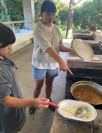 野外炊飯