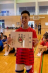 男子バドミントン個人優勝