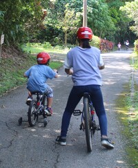 サイクリングも楽しみました。