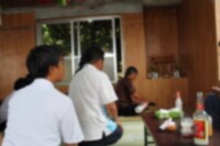 アギマスムトゥでの祈願の様子