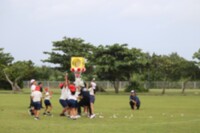 小学生による玉入れ