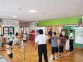 選手一人一人に応援歌と踊りでエールを送りました。