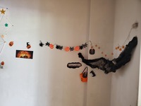 校内もハロウィン雰囲気
