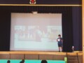 中学生の発表の様子