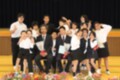 離任された先生方との集合写真