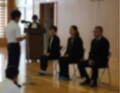 赴任式の様子