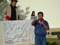 環境整備部長より作業場所の説明
