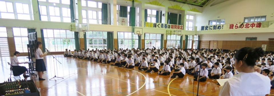 2024/11/12 生徒会朝会「生徒会選挙についての説明」