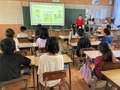 教室で、オリエンテーション