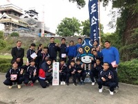 震災後の熊本城の様子を見学しました。