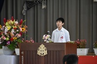 新入生代表田名君「武器はチームワーク!」