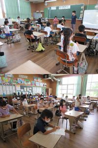 2年1組、2年2組