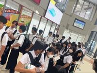 宮古空港にて